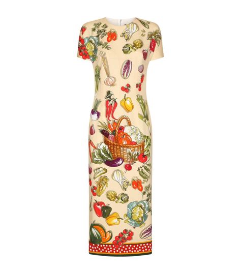 dolce and gabbana fruit dress